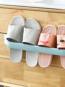 2pcs Wall Mounted Bathroom Storage Rack - White - View 4