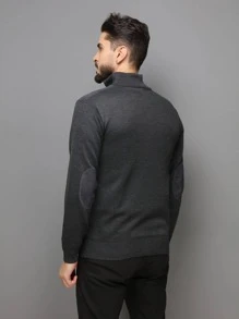 Men Sweaters - 深灰色 - 查看 6