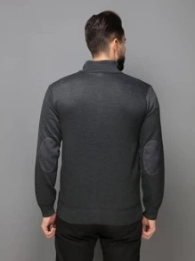 Men Sweaters - 深灰色 - 查看 2