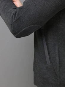 Men Sweaters - 深灰色 - 查看 5