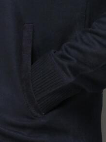 Men Sweaters - 藏蓝色 - 查看 5