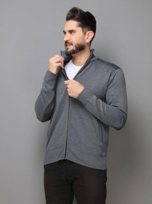 Men Sweaters - Gris Claro - Ver 1