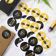 120pcs Graduation Party Letter Graphic Gift Decal, Modern Graduation Party Gift Sticker For Holiday - Multicolor - View 3