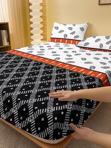 1入組幾何樣式床單 - 彩色 - 查看 1