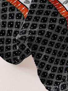 1入組幾何樣式床單 - 彩色 - 查看 5