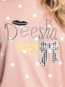 Women Sweatshirts - 粉色 - 查看 3