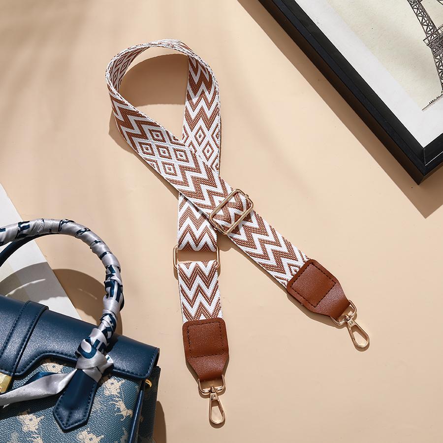Random Geometric Pattern Bag Strap Adjustable Bag Accessories DIY Accessories Adjustable Shoulder Strap Gift Decor Gift Accessories Present