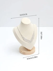 1pc Figure Design Jewelry Display Rack - Beige - View 5