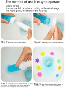 1入組花朵設計浴室止汗走工具