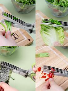 1 pieza Tijeras de acero inoxidable cocina - Verde - Ver 2