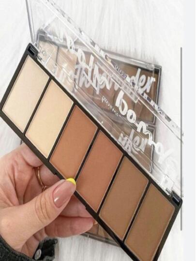 Paleta Contorno Smooth Powdee 6 Tons Diferente Luisance L3120 Festa Junina