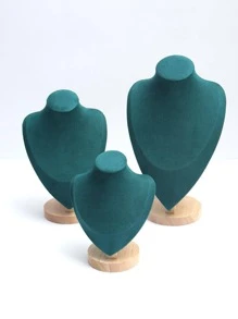 Giá trưng bày trang sức thiết kế hình 1pc - Màu xanh lá cây đậm - Xem 5