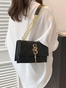 Bag For Women Chain Crossbody Bag Fashionable Versatile - Black - View 5