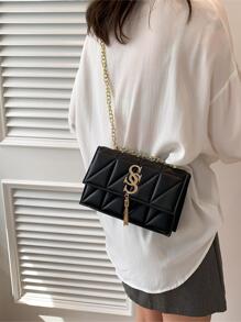 Bag For Women Chain Crossbody Bag Fashionable Versatile - Black - View 4