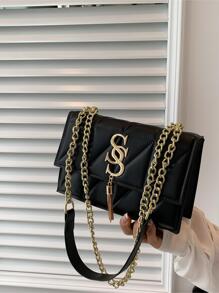 Bag For Women Chain Crossbody Bag Fashionable Versatile - Black - View 2