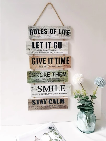 1pc Slogan Graphic Wall Hanging,Home Decor ,Room Decor,Wall Decor Gifts Birthday Graduation