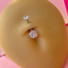 Belly Ring - Clear - View 2