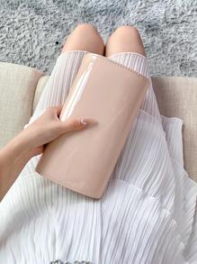 REMANLAND Minimalist Flap Envelope Bag Solid Colour Elegant Style - Khaki - View 5