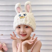 1件鸭子造型吹风帽，家居浴室装饰，返校季必备，可作浴巾、毛巾、护肤吹风巾使用。 - 黃色 - 查看 5