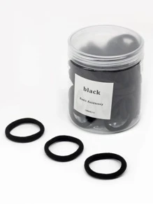 50 Stücke feste Haargummis, Damen Haaraccessoires, Damen Haargummis für Pferdeschwanz, Haargummis, Haargummis, Scrunchies, Haargummis, Haargummis