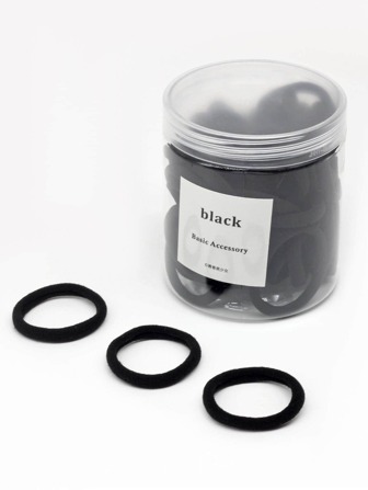 50pcs Solid Hair Tie Casual,Woman Head Accessories, Woman Hair Accessories Ponytail Holders Hair Elastics Hair Rubber Bands Scrunchies Hair Rope Elastic Hair Tie