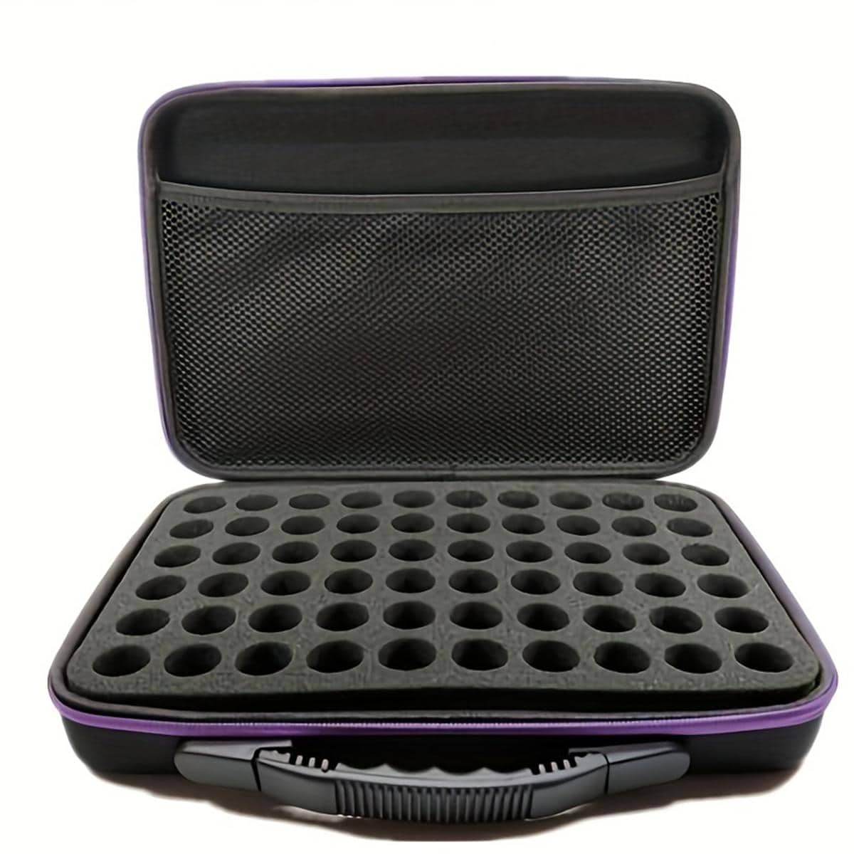 1pc Random Color 60 Slot Essential Oil Storage Box Suit For Doterra Essential Oil Case Carrying Bag Perfume Nail polish Storage Organizer Bag (send 1pc random color) - Multicolor - View 1