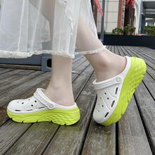 時尚白色洞洞鞋適用於女士鏤空洞洞鞋 - 白色 - 查看 7