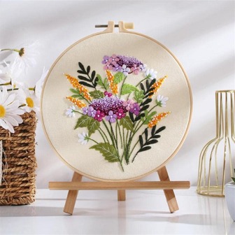 花朵圖案DIY十字繡