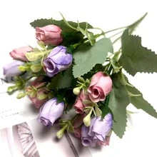 1pc Artificial Flower Bouquet - Champagne - View 6