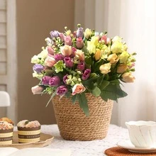 1pc Artificial Flower Bouquet - Champagne - View 8