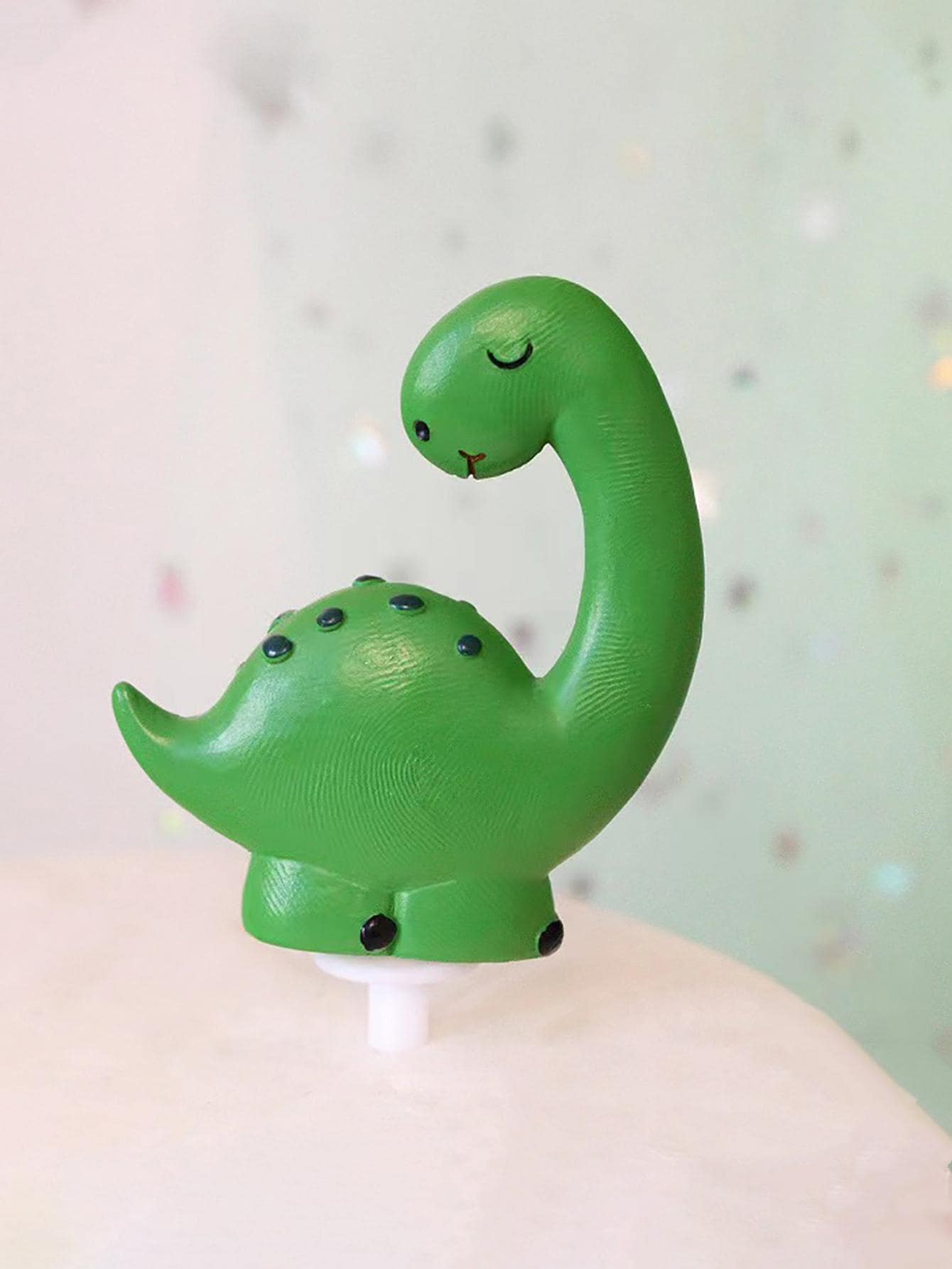 1 Máy tính cắm trang trí hình động vật hoạt hình dễ thương cho ngày lễ kỷ niệm trang trí bánh sinh nhật được trẻ em yêu thích - màu xanh lá - Xem 1