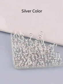 1 gói Vít Mắt/Ghim Mắt/Peg Cho DIY Phụ Kiện Trang Sức - Bạc - Xem 5