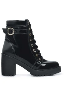 Women Fashion Boots - Black - View 3
