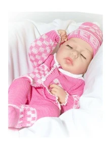 Reb Type Sleeping Baby Doll - Coral Pink - View 4