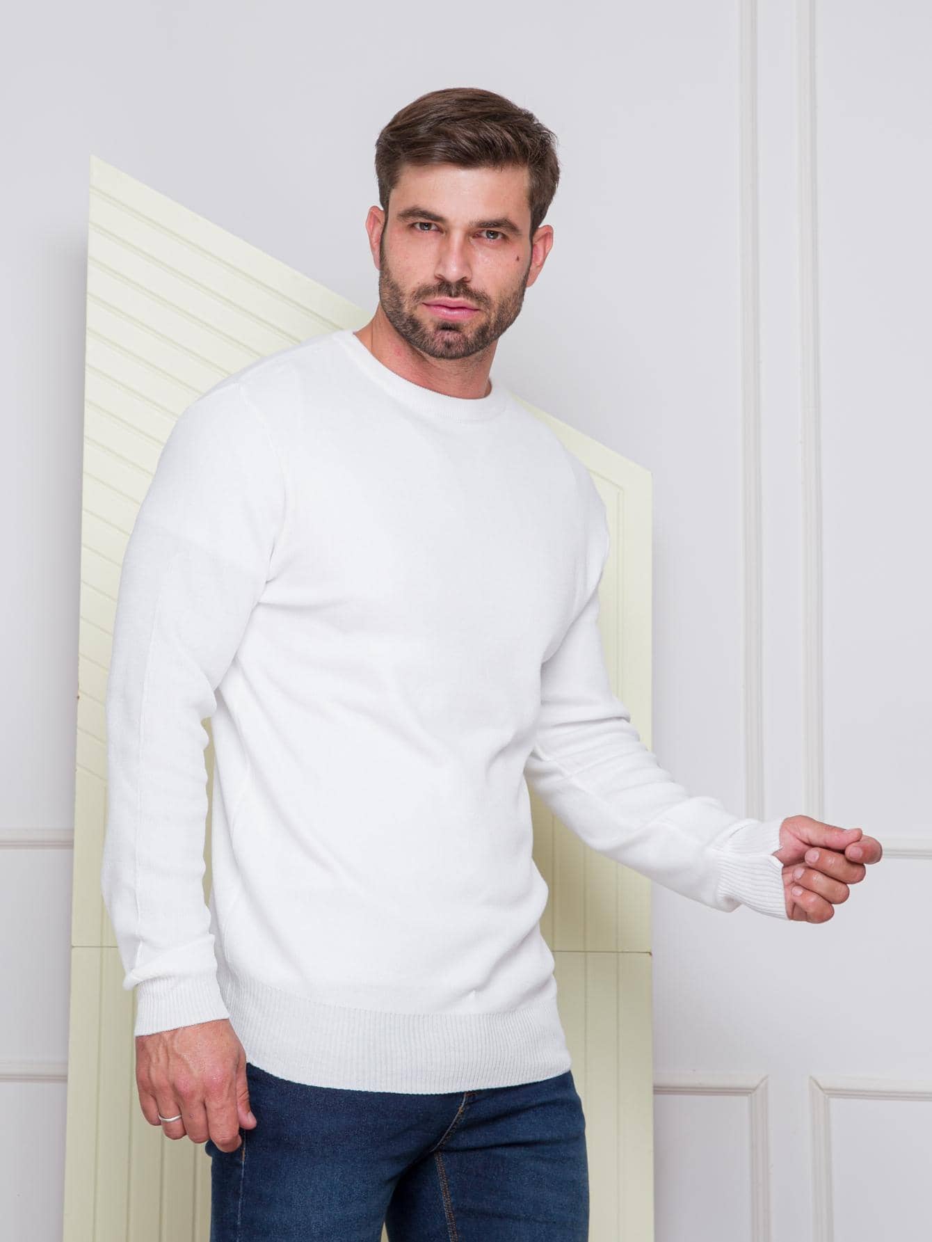 Men Sweaters - trắng - Xem 1