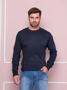 Men Sweaters - Azul Marino - Ver 4