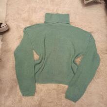 Women Sweaters - 橄欖綠 - 查看 2