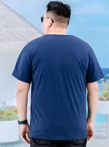 Men T-Shirts & Tanks - 藏蓝色 - 查看 2