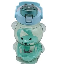 Dúo Termo Vaso Kawaii Oso Osito Con Sitckers - Verde - Ver 2