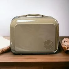 Neceser bolsa para viajes almacenamiento de maquillaje multifuncional productos de primera necesidad - Camel - Ver 1