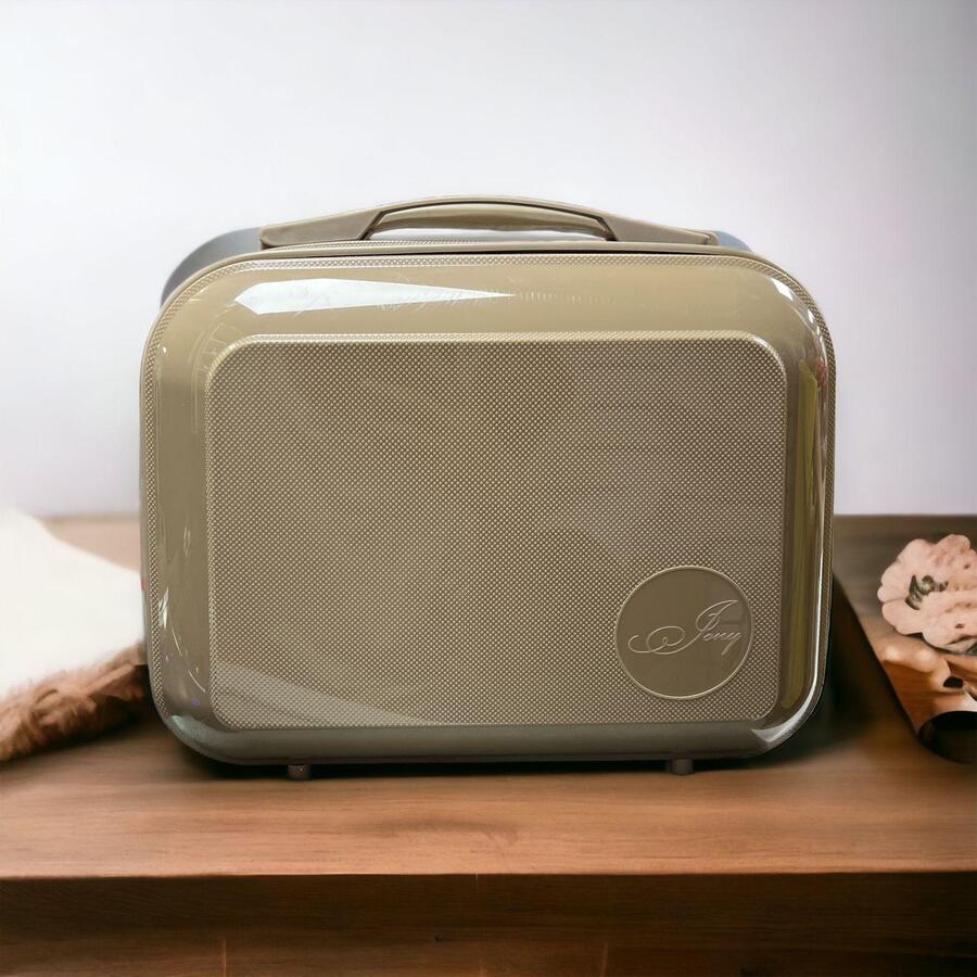 Neceser bolsa para viajes almacenamiento de maquillaje multifuncional productos de primera necesidad - Camel - Ver 1