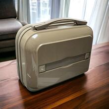 Neceser bolsa para viajes almacenamiento de maquillaje multifuncional productos de primera necesidad - Camel - Ver 3