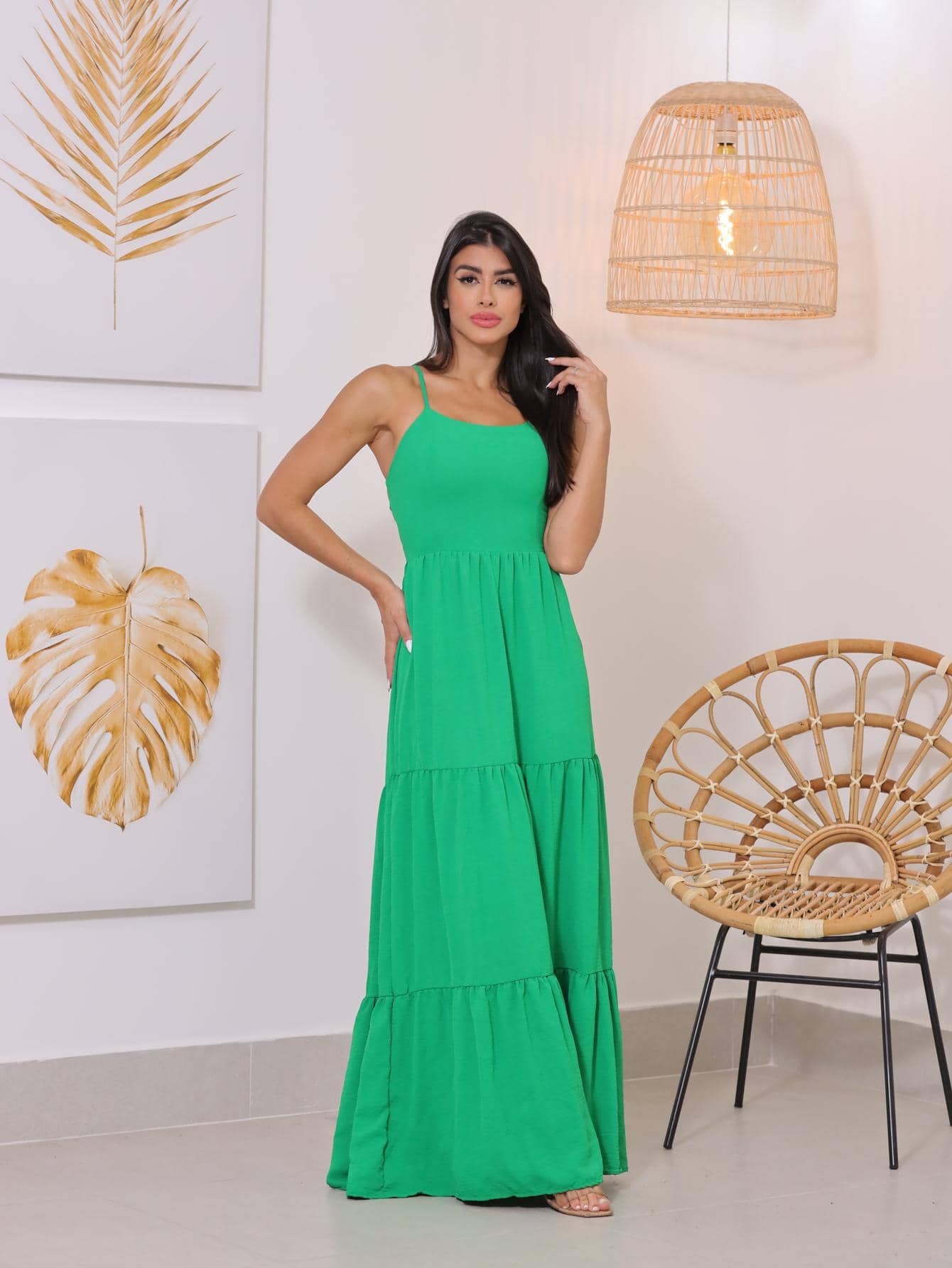 Women Dresses - 薄荷綠 - 查看 1