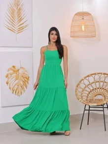 Women Dresses - 薄荷綠 - 查看 2