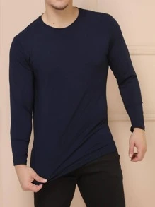 Men T-Shirts & Tanks - Navy Blue - View 4