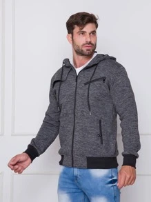 Men Sweatshirts - Màu xám đen - Xem 1