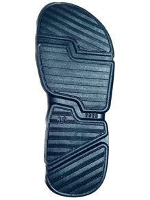 男士拖鞋，字母图案人字拖 - 紅色 - 查看 5