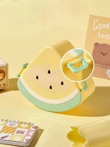 WATERMELON Lunch Box Topper For Food Includes Spoon And Fork - 黃色 - 查看 2