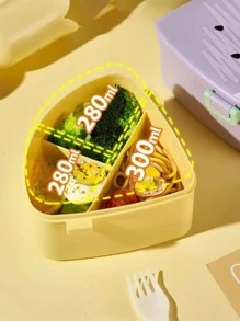 WATERMELON Lunch Box Topper For Food Includes Spoon And Fork - 黃色 - 查看 3
