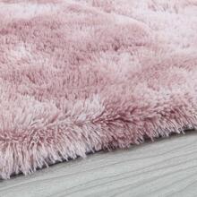 1入組紮染毛茸茸地毯 - 藕粉色 - 查看 3